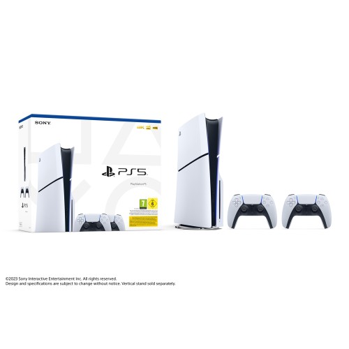 ΚΟΝΣΟΛΑ PS5 SONY E CHASSIS (711719022503) SLIM & DUALSENSE WHITE/BLACK
